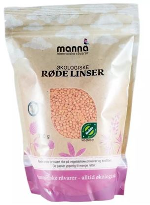 Bilde av Røde linser 700g Manna